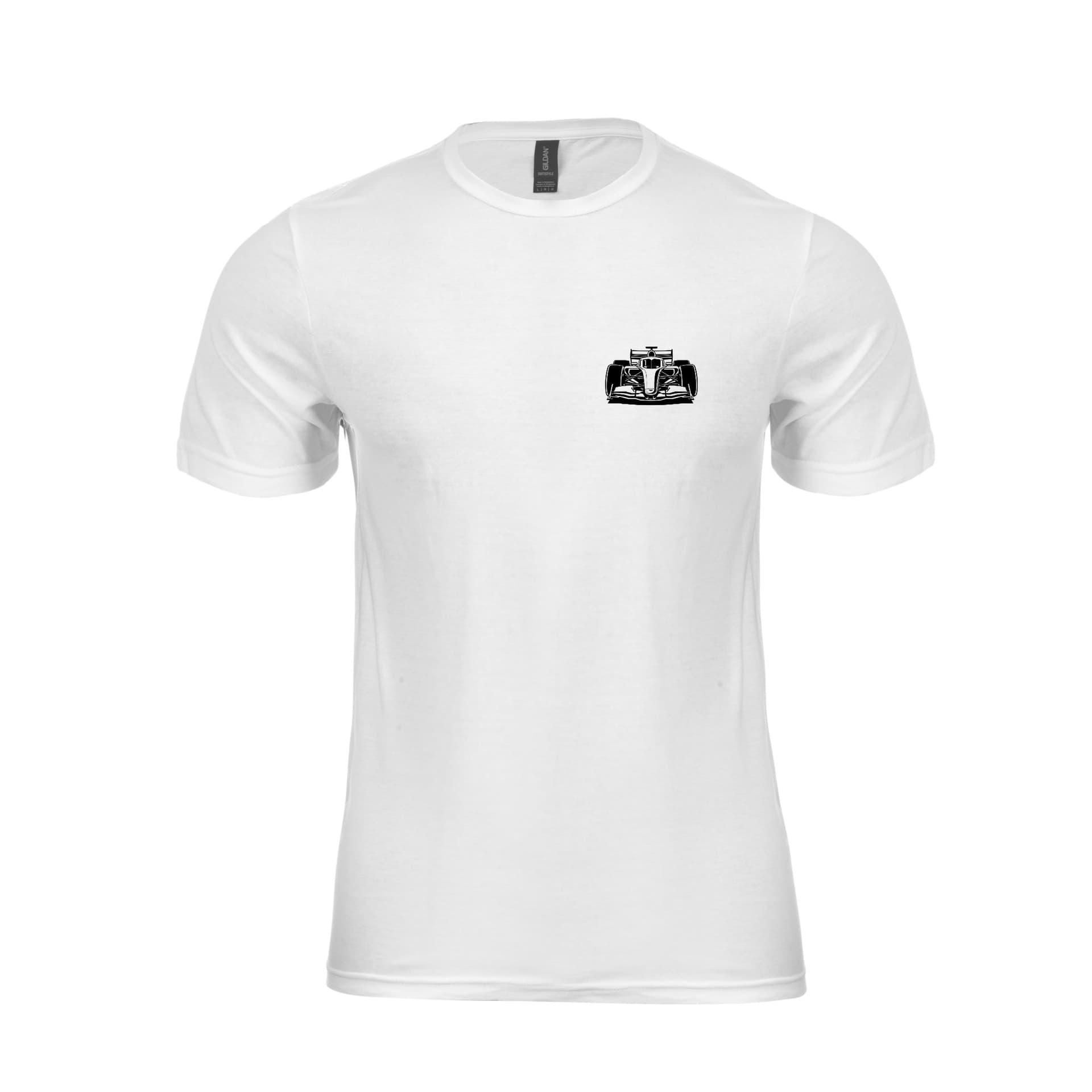 Zdjęcie produktu - czarny bolid minimalistyczna - Koszulka BOLID męski 